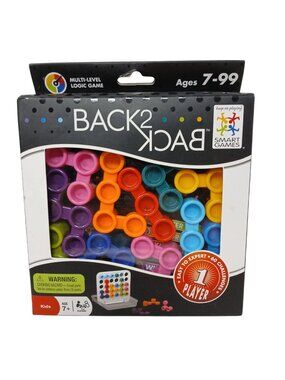 Back-2-Back SmartGames Ages 7+ Award Winning Game 60 Challenges SmartToys #GS-7